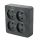 Розетка четырехместная квадратная б/з 250В 10А серия София черный матовый STEKKER STEKKER MST10-14S-05 49508