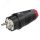 Вилка каб 16A/250V/2P+E/IP54 корпус черный, маркер красный PCE 0511-sr