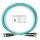Шнур оптический duplex 3м ST-ST 50/125 мм OM3 LSZH Cabeus FOP-50-ST-ST-3m