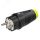 Вилка каб 16A/250V/2P+E/IP54 корпус черный, маркер желтый PCE 0511-se