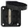 Розетка встраиваемая 16A/250V/1P+N+E/IP54 черная PCE 105-0s