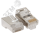 Коннектор RJ-45 TERACOM PRO экранированный 8P8C 30мкд Cat.6 (упак.20шт) EKF TRP-PLUG-6FTP-20