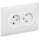 SKANDY Розетка 2-местная без заземления без защитных шторок 10А в сборе SK-R10W арктический белый IEK SKANDY Розетка 2-местная без заземления без защитных шторок 10А в сборе SK-R10W арктический белый IEK