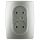 Розетка 2X2P, 16A-250В, Эра12, перламутр, 12-2107-15 ЭРА Б0031247