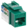 ITK Модуль Keystone Jack кат.6A UTP 110 IDC 90град зелёный