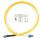Шнур оптический duplex 1м LC-ST 9/125 sm LSZH Cabeus FOP(d)-9-LC-ST-1m