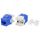 Вставка Keystone Jack RJ-45(8P8C) категория 6a (10G)синяя Hyperline KJ8-8P8C-C6A-180-BL