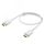 Кабель HDMI 2.0, Ultra HD 19М на 19М , 0.5 м., белый Greenconnect GCR-HM761-0.5m