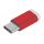 Переходник USB Type C М на Micro USB 2.0 F, красный Greenconnect GCR-UC3U2MF-Red