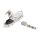 Адаптер проходной CA3-IDC-C6-SH-F-SL (coupler). RJ-45(8p8c). категория 6. полный экран. IDC Hyperline 431372