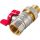 Кран шаровой с американкой 1/2 ВН/НР, ручка бабочка Rommer RBV-0005-0510215