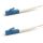 Патч-корд оптический соединительный SM 9/125 OS2 LC/UPC-LC/UPC. Simplex LSZH 3м, REXANT 50-2102