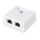 Розетка компьютерная RJ-45(8P8C), категория 6, экранированная, двойная, внешняя, Dual IDC Cabeus WS-8P8C-Cat.6-SH-2 Розетка компьютерная RJ-45(8P8C), категория 6, экранированная, двойная, внешняя, Dual IDC Cabeus WS-8P8C-Cat.6-SH-2