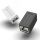 Адаптер соединитель RJ45 F на RJ45 F 8p8c кат. 6, контакты позолоченные, белый Vention IPVW0
