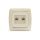 Маргарита розетка двухпортовая компьютерная  RJ45, сл.кость (ivory) (еврослот) Универсал 1083-I