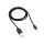 Кабель USB-Lightning 2 А, 1 м, черный ПВХ, 18-7050, REXANT 18-7050