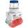 Кнопка ABLFP 22мм синяя 220В ВK-22 SE (Dekraft) 25022DEK