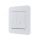 KARINA Выключатель проходной двойной белый (10шт/120шт) Lezard 707-0288-106
