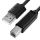 Кабель USB 2.0 AM на BM, 1 м., черный, морозостойкий Greenconnect GCR-UPC5M-BB2S-1.0m
