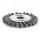 Щетка дисковая жгутовая Д125x13x22,2, ворс сталь 0,50 (13-012) EuroBrush EB-DST4L