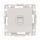 Стокгольм Механизм Розетки Phone 1-местной белый EKF EYT01-034-10
