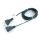 Сетевой шнур для гирлянд 5м IP20 зеленый FERON DM305