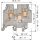 Клемма винтовая M4/6.3A.N 4мм.кв TE Connectivity ОУЭО ENT1SNA125468R2200