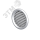 Решетка вентиляционная вытяжная  50/4 w/n ZERNBERG 10243991