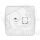 Розетка компьютерная RJ45 скрытая Маргарита белая Универсал М0035