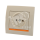DERIY Розетка без заземления ПБТ кремовая Lezard 702-0303-121