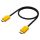 Кабель HDMI 2.0, Ultra HD 19М на 19М, 0.3 м., желтый Greenconnect GCR-HM441-0.3m