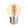 Лампа сетодиодная декоративная LED 8w E27 4000K шар золотой филамент 230/50 JazzWay 5021662