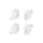 Заглушка WPH-FLEX-0612-SIDE WHITE с отверстием (, Силикон) Arlight 040834