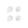 Заглушка WPH-FLEX-1212-TOP WHITE с отверстием (пластик) Arlight 040859