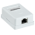 Розетка информационная настенная RJ45 кат.5E FTP 1 порт GENERICA