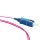 Пигтейл мм 50/125 (OM2) ST 1.5 м LSZH Hyperline 244816