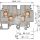 Клемма винтовая 4мм.кв. M4/6.4A TE Connectivity ОУЭО ENT1SNA115479R2300