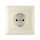 Севиль Розетка с заземлением слоновая кость (ivory) Универсал Б-С0028