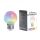 Лампа светодиодная LED 3вт Е27 прозрачный RGB плавная смена цвета шар G60 FERON LB-371