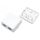 Корпус настенной розетки для установки 2-х вставок типа Keystone Jack Hyperline SBB3-2-WH