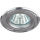 Светильник встраиваемый алюминиевый KL34 AL/SL/1 MR16, 12V, 50W хром ЭРА Б0049565