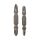 Мини-набор бит двусторонних PZ2xPZ2, PZ1xPZ3-50 мм (упак - 2 шт) Kranz KR-92-0453