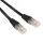 Патч-корд U/UTP, CAT 5e, RJ45-RJ45, 26AWG, LSZH, черный, 0,5м, REXANT 02-0102-05