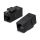 Проходной адаптер формата Keystone RJ45-RJ45 (8p8c) категория 5е неэкранированный цвет черный WRline WRline WR-CA-KJ-8p8c-C5E Проходной адаптер формата Keystone RJ45-RJ45 (8p8c) категория 5е неэкранированный цвет черный WRline WRline WR-CA-KJ-8p8c-C5E