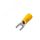 Наконечник вилочный изолированный 4,3 мм 4-6 мм2 (НВи 6,0-4/НВи 5,5-4) желтый (10 шт/уп) REXANT 08-0151-10