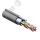 Кабель витая пара TERACOM PRO Cat.5E F/UTP 4 пары solid 24AWG с тросом сталь 1,2 мм оболочка LDPE цвет черный (катушка 305м) EKF TRP-5EFTP-04PE-BK-OTW3