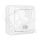 Олимп Выключатель одноклавишный с подсветкой белый наружный Универсал О0121