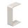 Стыковая накладка кабельного канала WDK 25x40 мм (ПВХ,кремовый) OBO Bettermann WDK HS25040CW