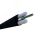 Кабель волоконно-оптический 9/125 (G.652D) одномодовый8 волоконодномодульный Hyperline FO-STFR-OUT-9-8-PE-BK