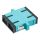 Адаптер оптический проходной SC-SC, OM3, дуплекс (duplex), бирюзовый Datarex DR-541023